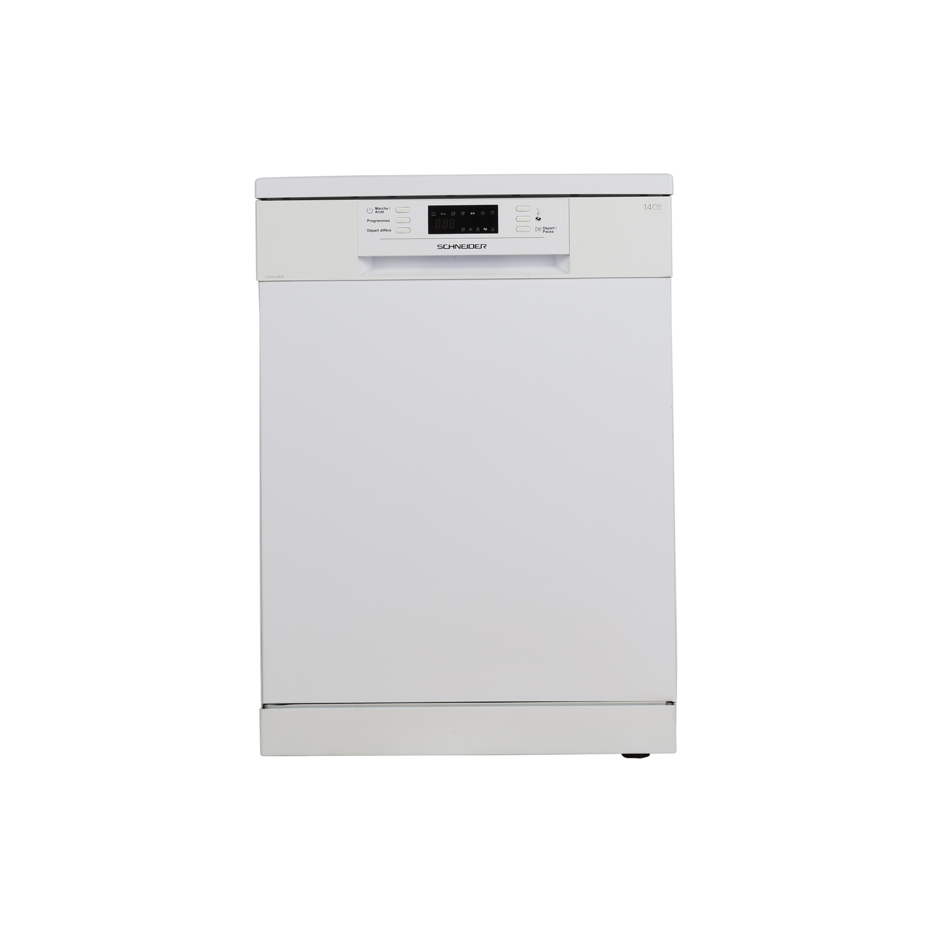 Lave-Vaisselle Pose Libre 14 Cvts Reconditionné SCHNEIDER SCDW1446IDW : vue de face