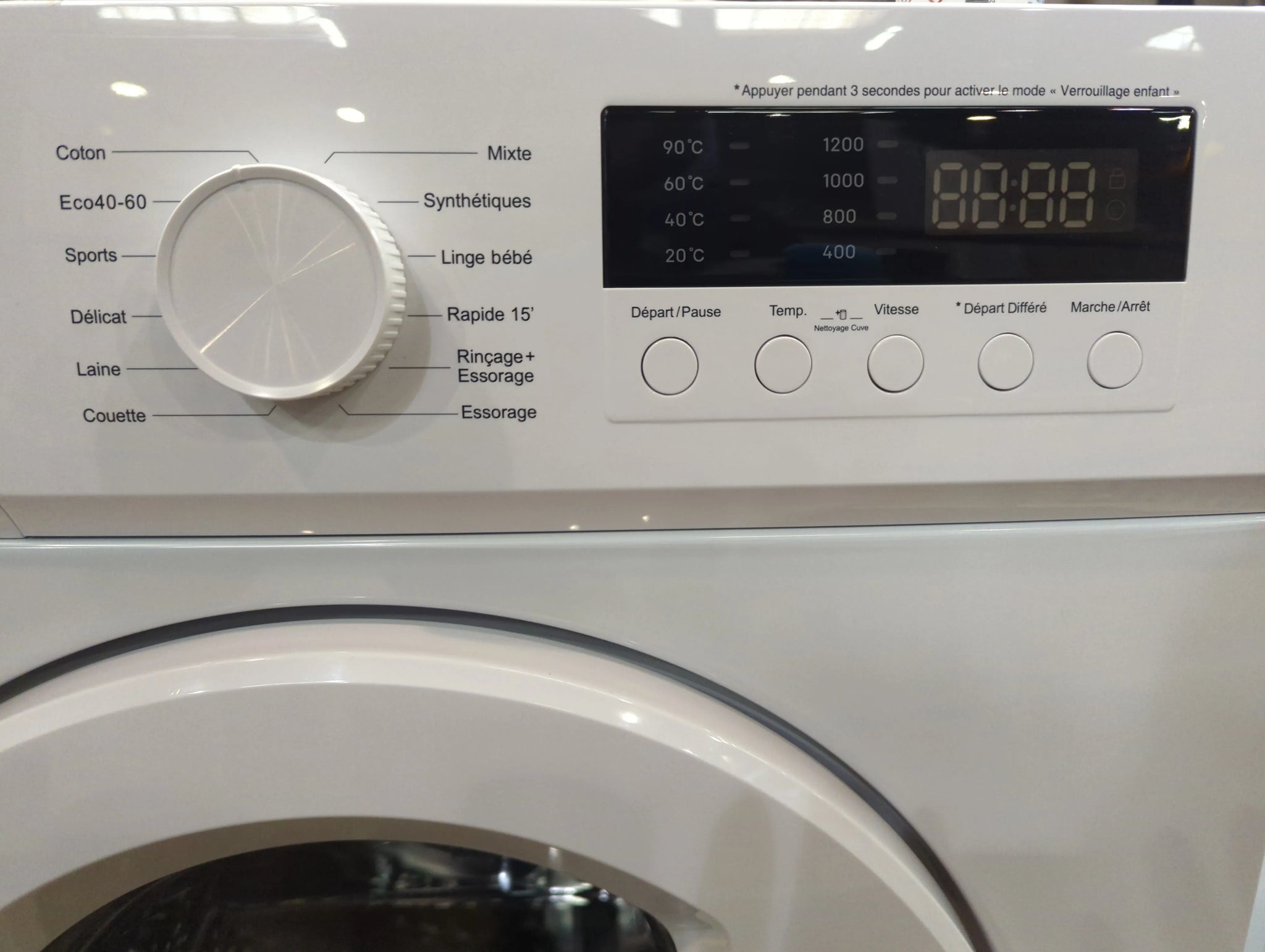 Lave linge 9kg REF FRLLF912D - maison e.leclerc – le portail