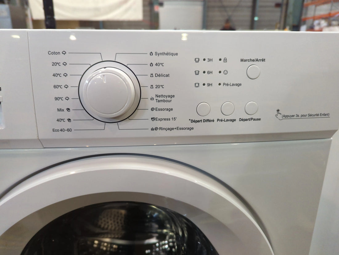 Lave-Linge Hublot 7 kg Reconditionné SCHNEIDER SCFL7B12W