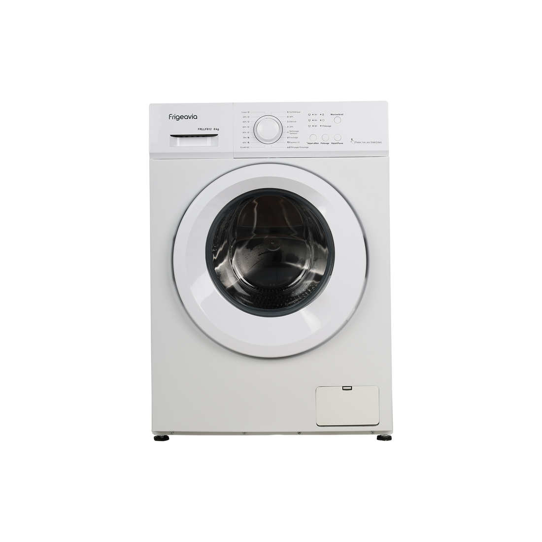 Lave-Linge Hublot 8 kg Reconditionné FRIGEAVIA FRLLF812 : vue de face