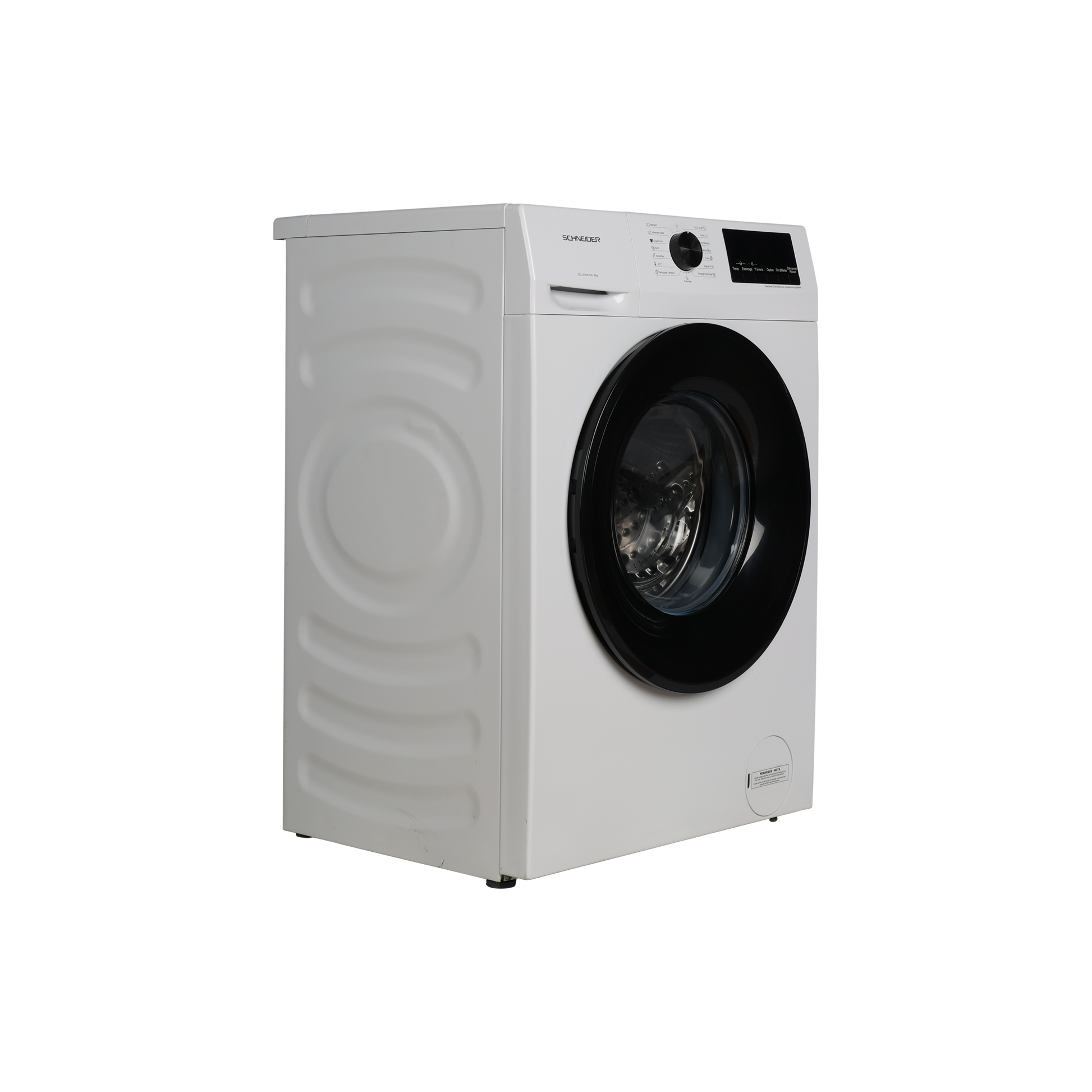 Lave-Linge Hublot 8 kg Reconditionné SCHNEIDER SCLLF814VAW : vue du côté droit
