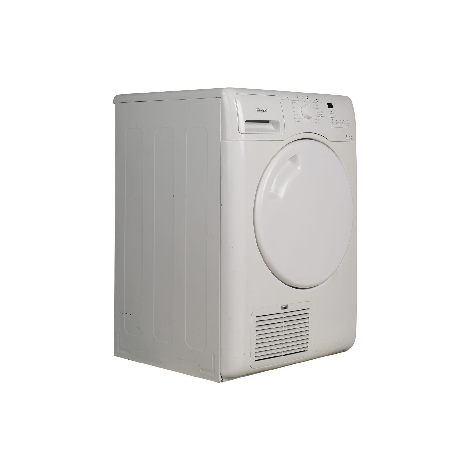 Seche-Linge Condensation 8 kg Reconditionné WHIRLPOOL AZB 8220 : vue du côté droit