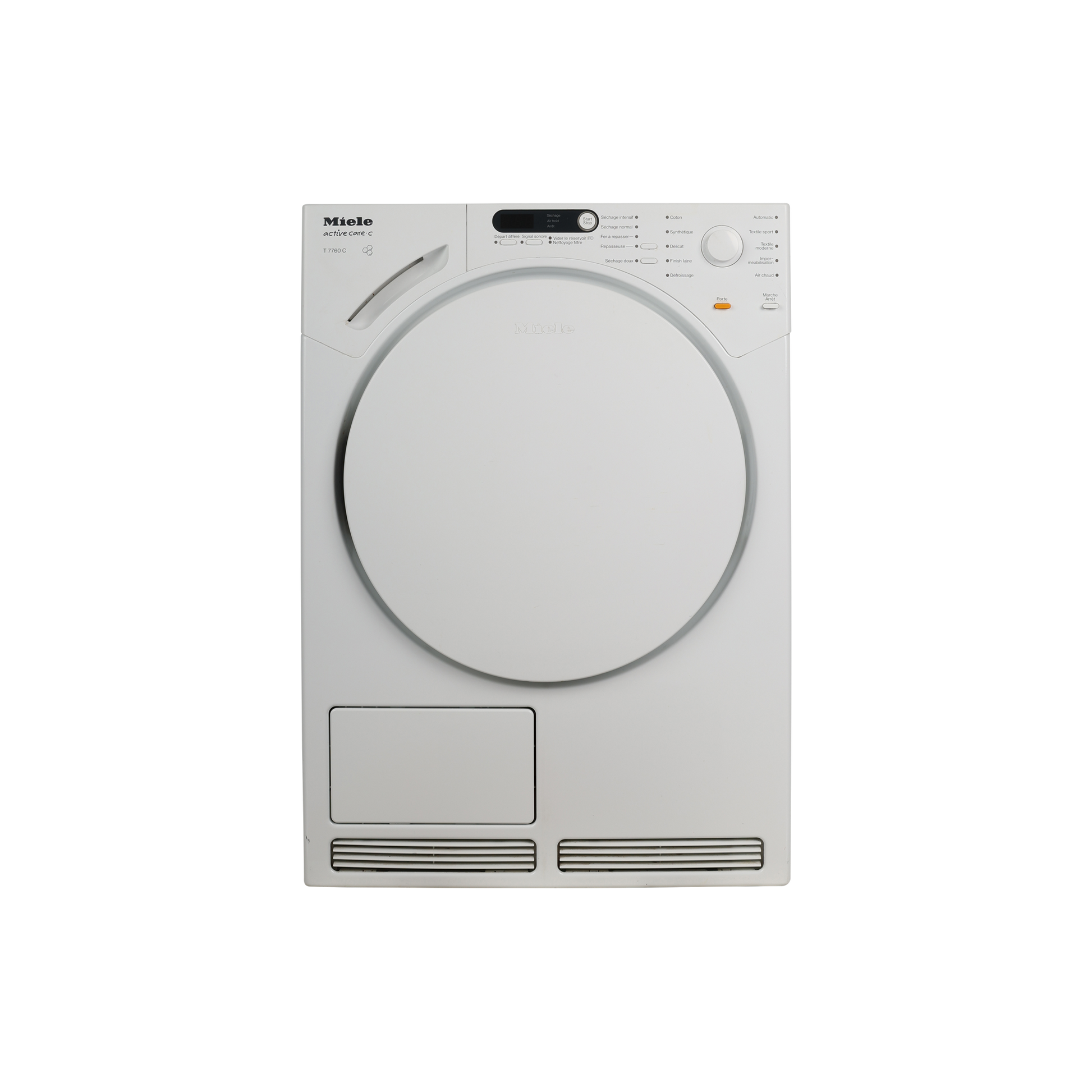 Seche-Linge Condensation 6 kg Reconditionné MIELE T7760C : vue de face