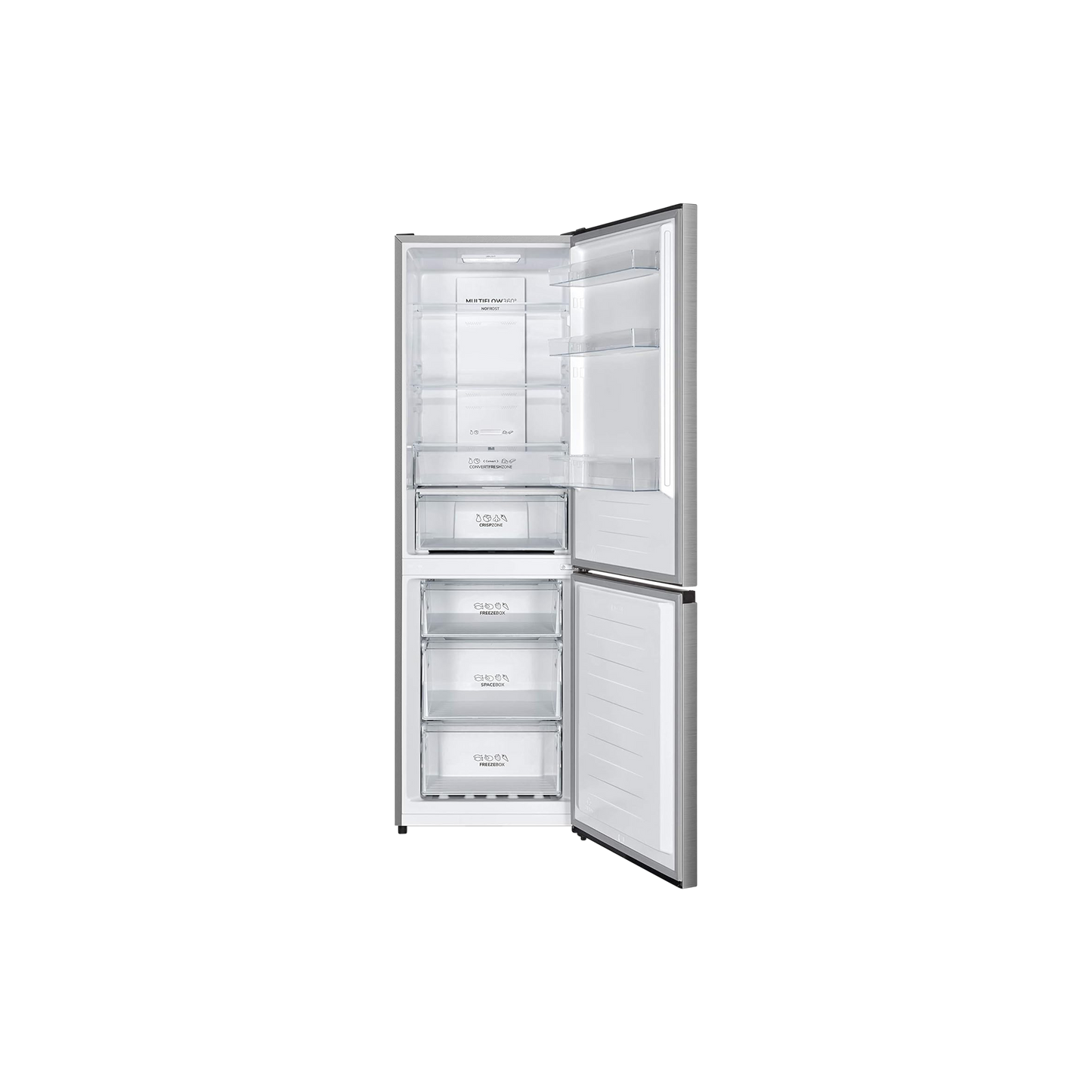 Réfrigérateur Avec Congélateur 304 L Reconditionné GORENJE N619EAXL4 : vue de l'intérieur