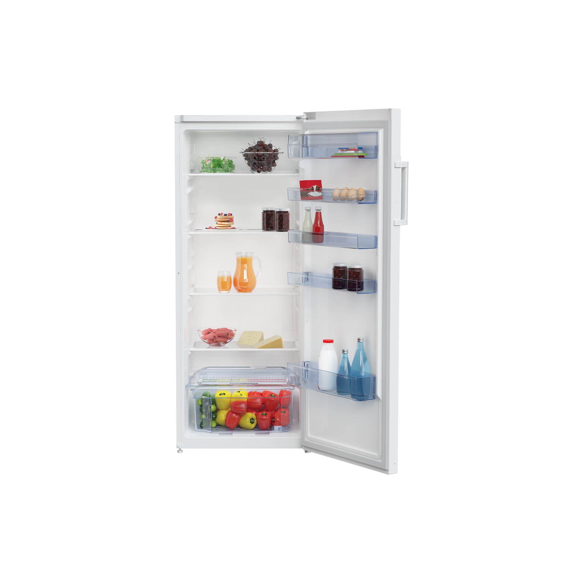 Réfrigérateur Une Porte 286 L Reconditionné BEKO RSSA290M31WN : vue de l'intérieur