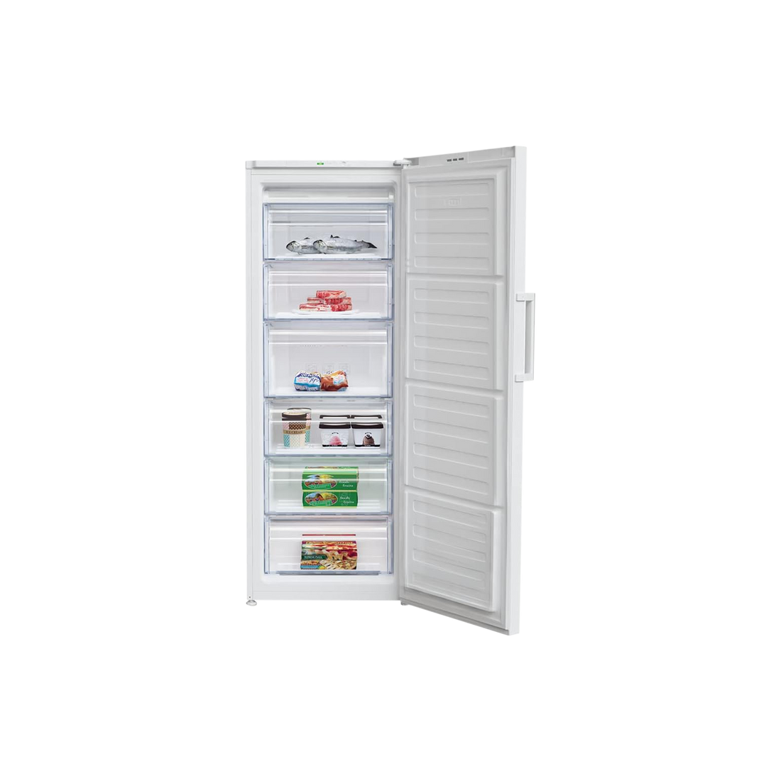 Congélateur Armoire 215 L Reconditionné BEKO RFSA240M31WN : vue de l'intérieur