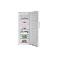 Congélateur Armoire 215 L Reconditionné BEKO RFSA240M31WN : vue de l'intérieur