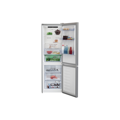 Réfrigérateur Avec Congélateur 324 L Reconditionné BEKO RCNA366E40ZXBN : vue de l'intérieur
