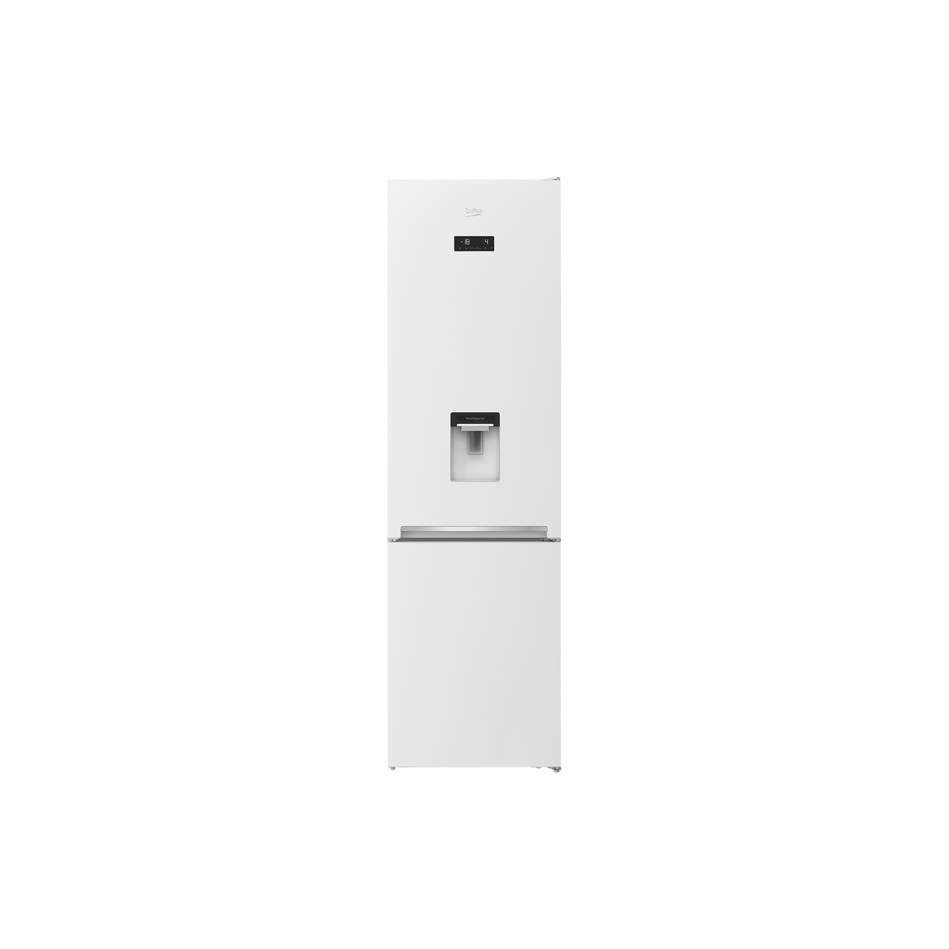 Réfrigérateur Avec Congélateur 362 L Reconditionné BEKO RCNA406E40DZWN : vue de face