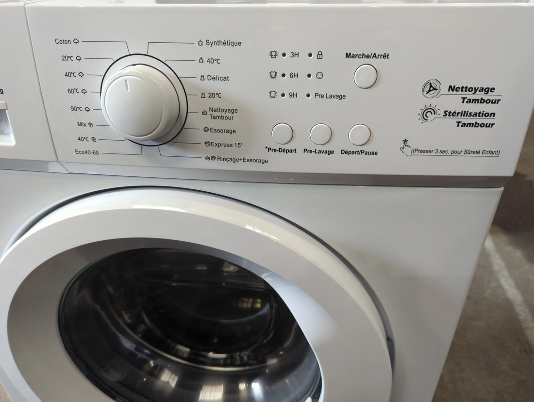 Lave-Linge Hublot 6 kg Reconditionné SCHNEIDER SCFL6100
