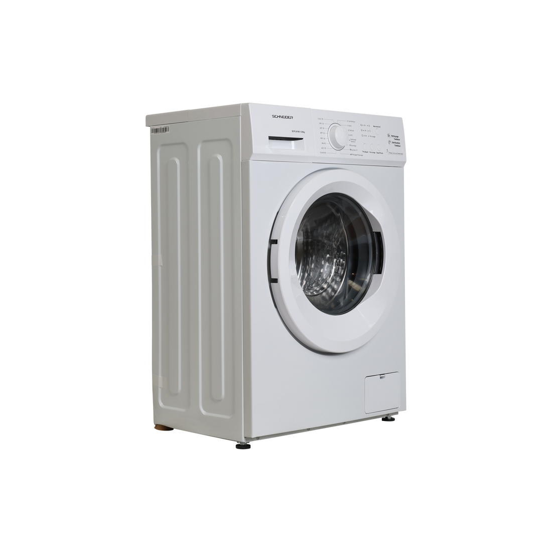 Lave-Linge Hublot 6 kg Reconditionné SCHNEIDER SCFL6100 : vue du côté gauche