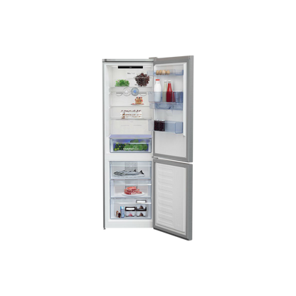 Réfrigérateur Avec Congélateur 324 L Reconditionné BEKO MCNA366E40DXBN : vue de l'intérieur