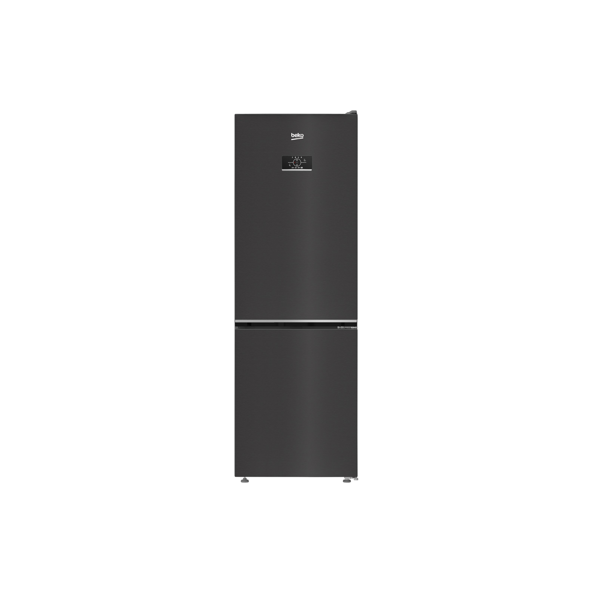 Réfrigérateur Avec Congélateur 301 L Reconditionné BEKO B3RCNA344HXBR : vue de face