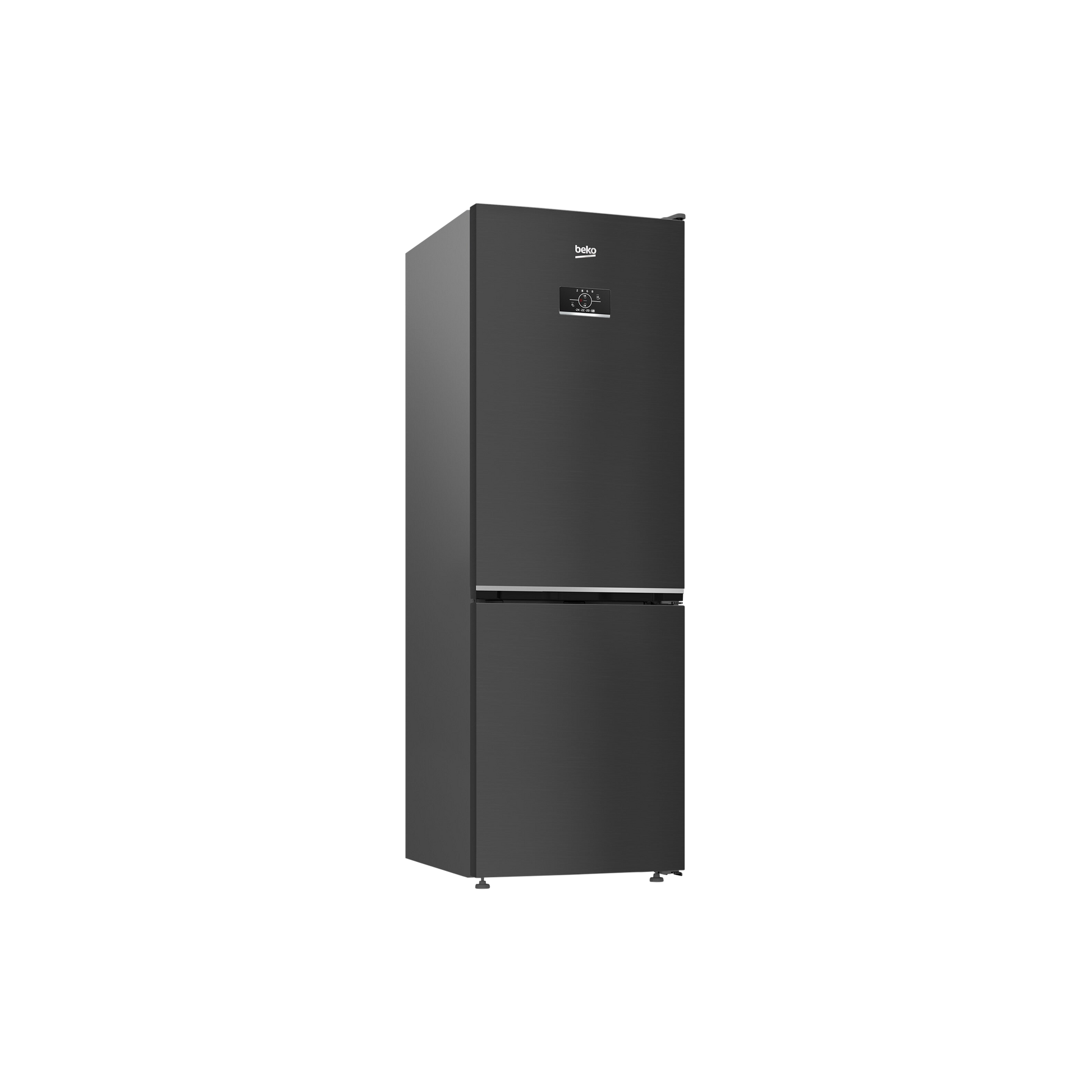 Réfrigérateur Avec Congélateur 301 L Reconditionné BEKO B3RCNA344HXBR : vue du côté droit
