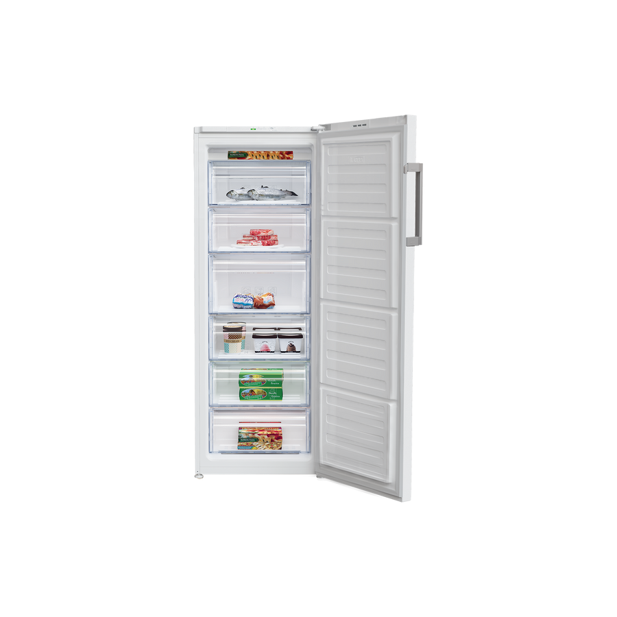 Congélateur Armoire 215 L Reconditionné BEKO RFSA240M33WN : vue de l'intérieur