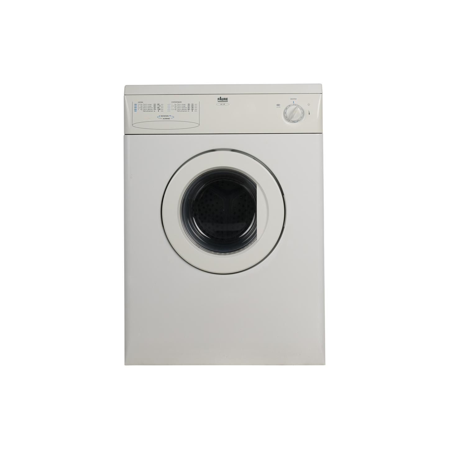 Seche-Linge Evacuation 5 kg Reconditionné FAURE LSI 139 : vue de face