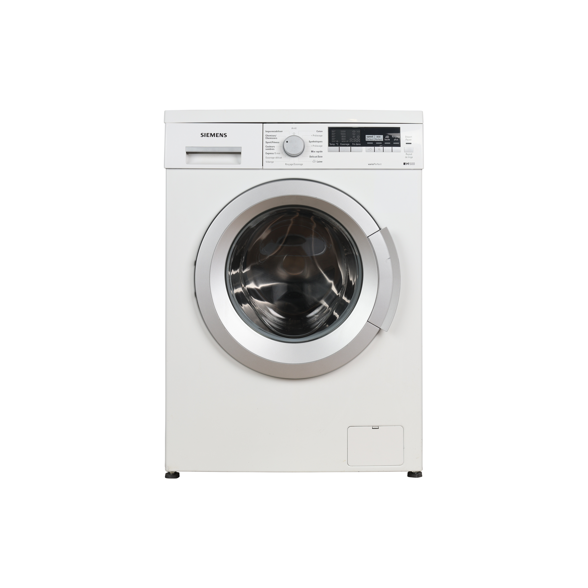 Lave-Linge Hublot 8 kg Reconditionné SIEMENS WM12Q480FF : vue de face