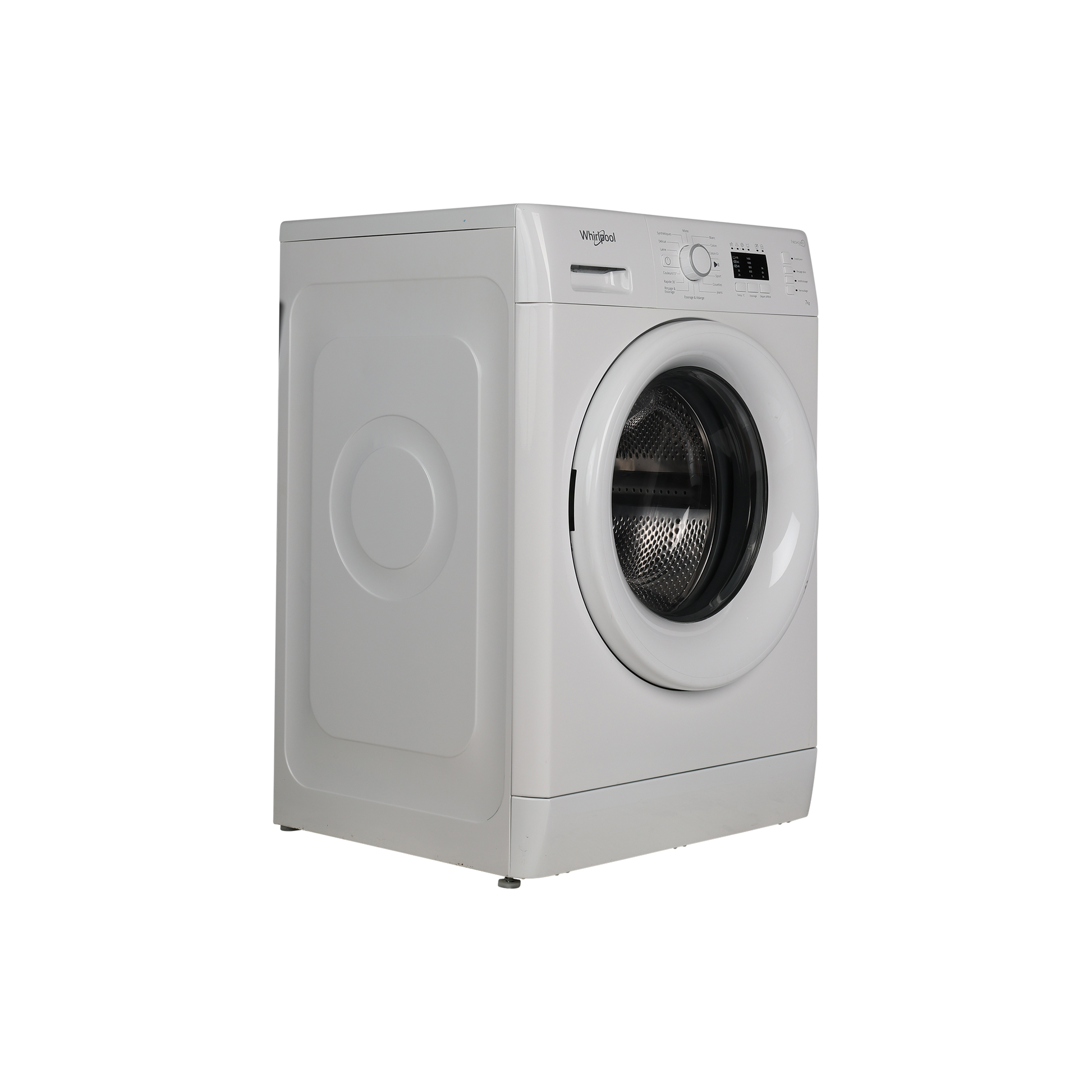 Lave-Linge Hublot 7 kg Reconditionné WHIRLPOOL FWL71452WFR : vue du côté droit