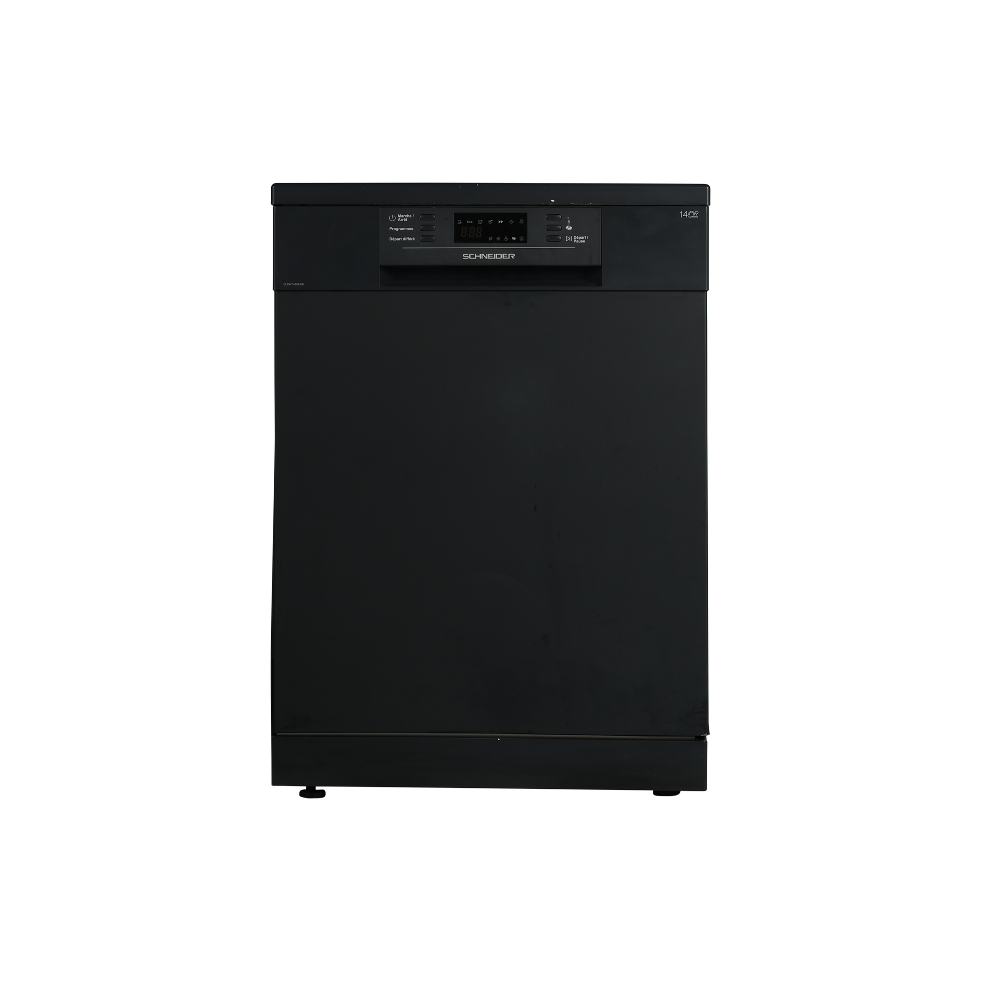 Lave-Vaisselle Pose Libre 14 Cvts Reconditionné SCHNEIDER SCDW1446IDBM : vue de face