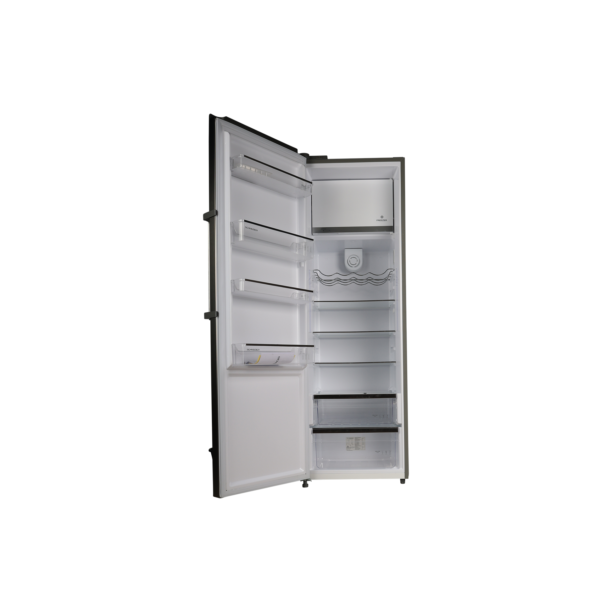 Réfrigérateur Avec Congélateur 330 L Reconditionné SCHNEIDER SCODF335X : vue de l'intérieur