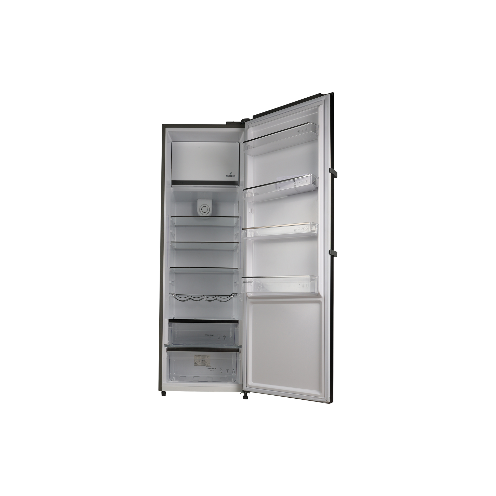 Réfrigérateur Avec Congélateur 330 L Reconditionné SCHNEIDER SCODF335X : vue de l'intérieur