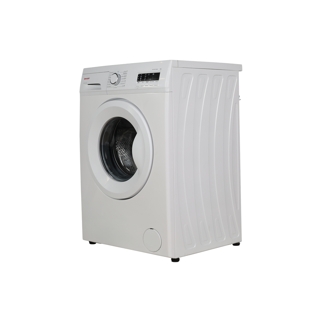 Lave-Linge Hublot 7 kg Reconditionné SHARP ES-FA7123W2 : vue du côté gauche