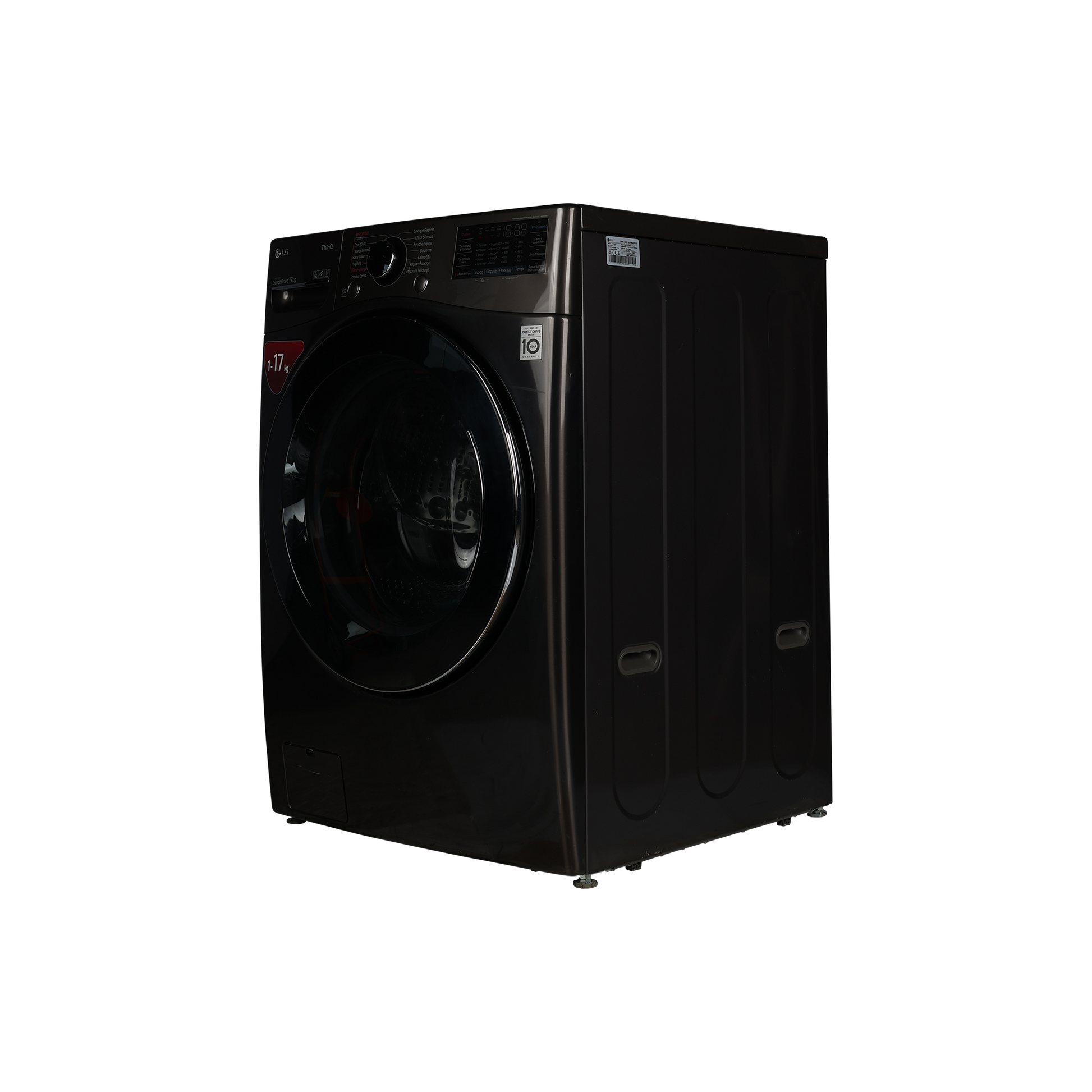 Lave-Linge Hublot 17 kg Reconditionné LG F71P12BS : vue du côté gauche