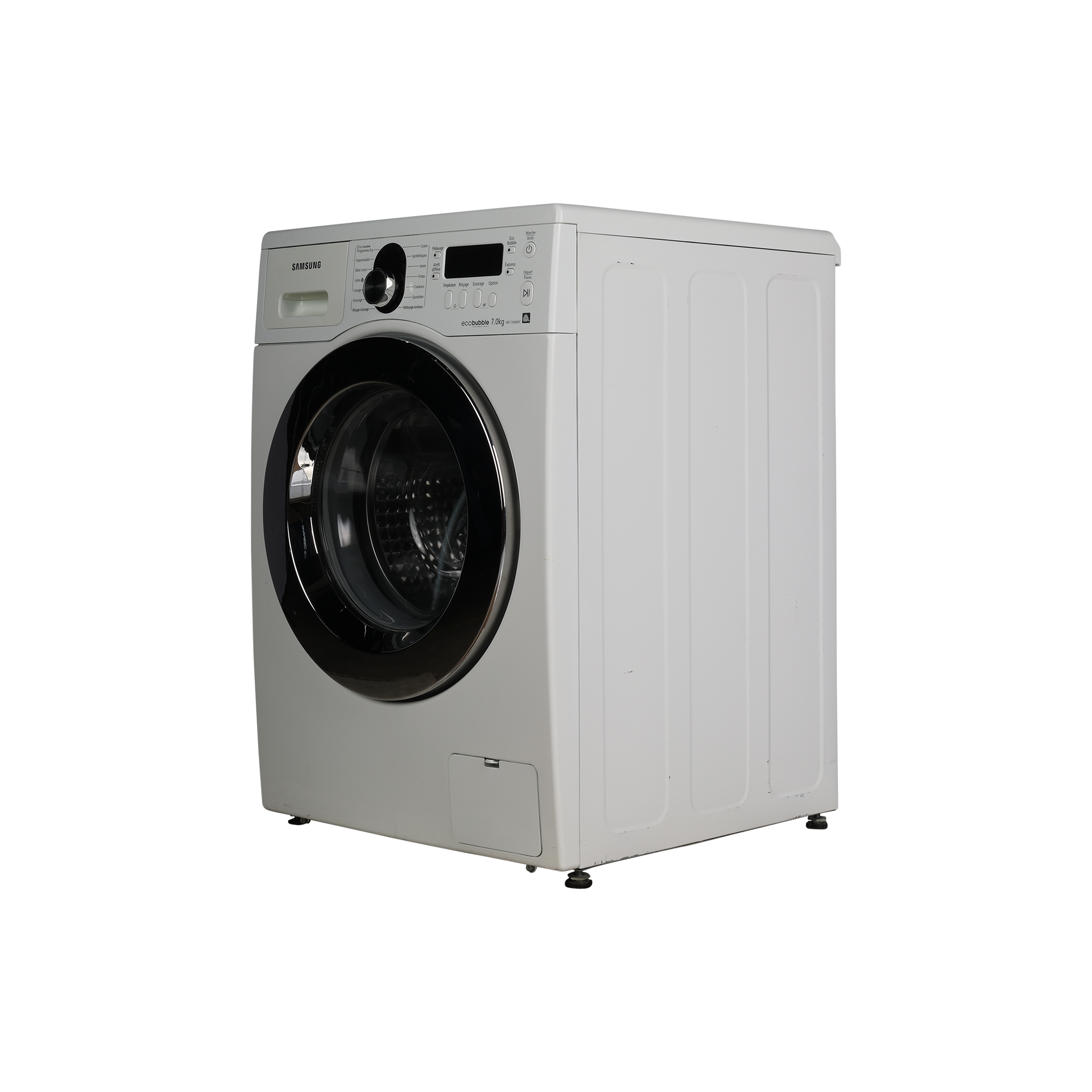 Lave-Linge Hublot 7 kg Reconditionné SAMSUNG WF1704WPC : vue du côté gauche