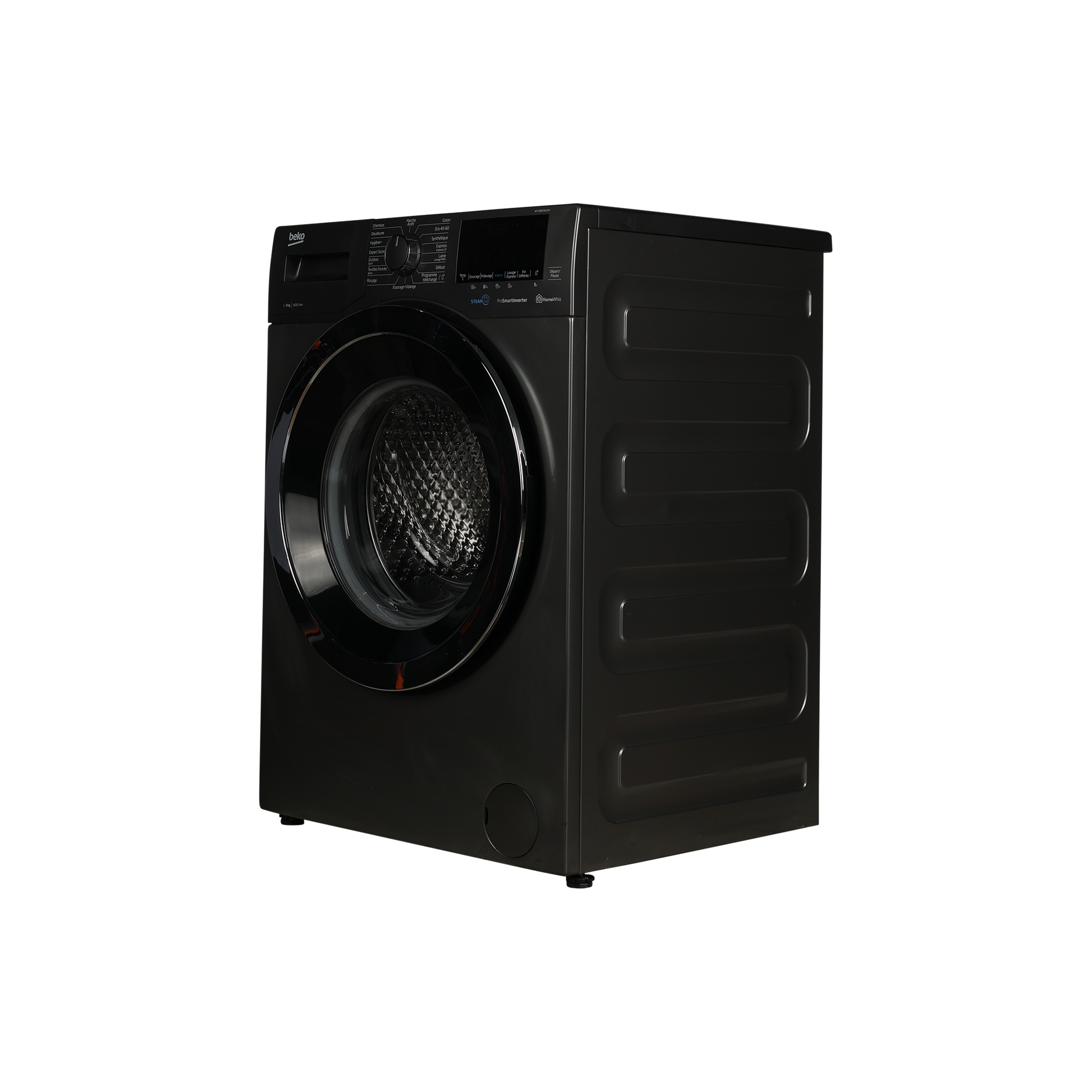 Lave-Linge Hublot 8 kg Reconditionné BEKO WTV8833XC1M : vue du côté gauche