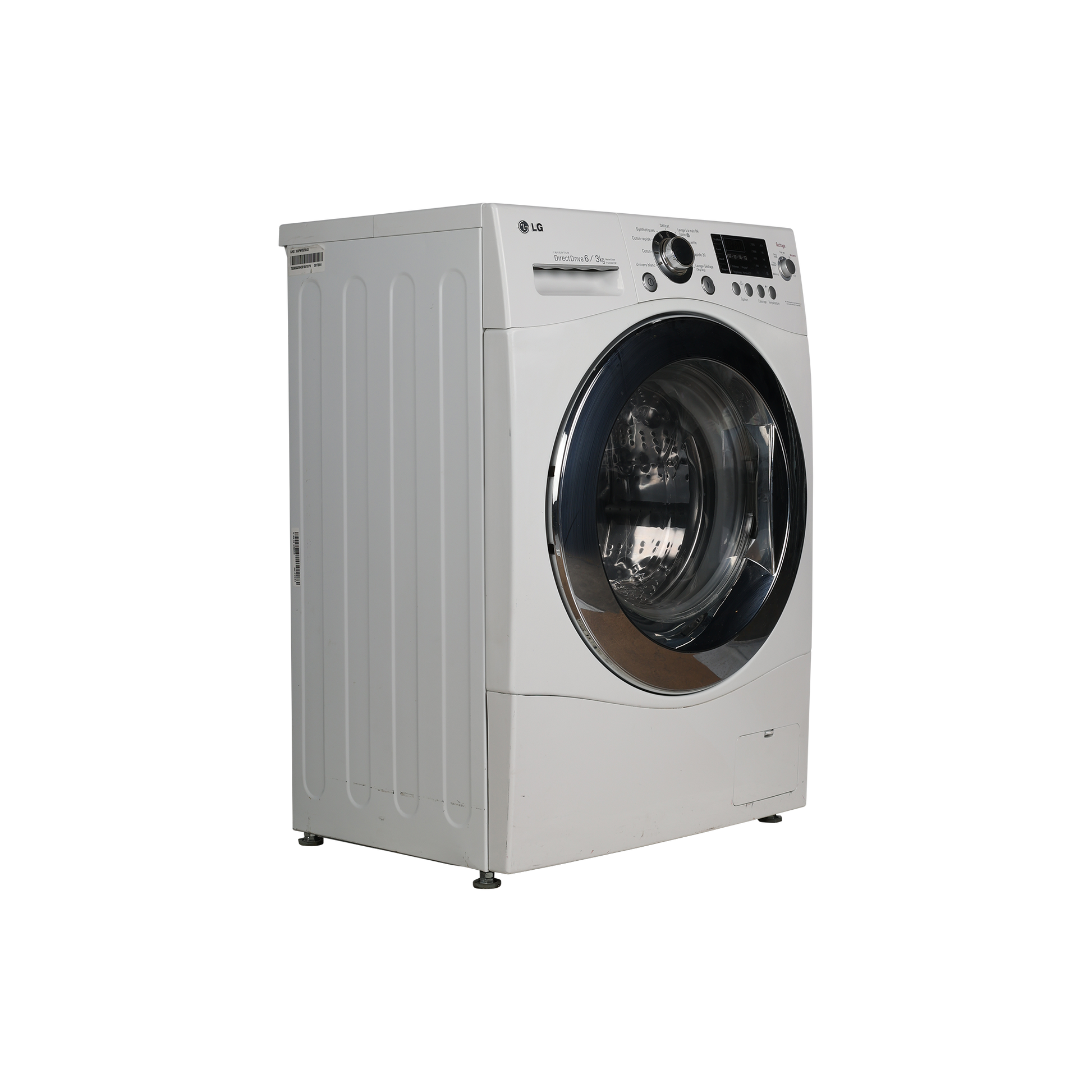 Lave-Linge Sechant 6 kg Reconditionné LG F12030CDP : vue du côté droit