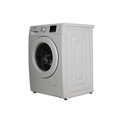 Lave-Linge Hublot 7 kg Reconditionné SAMSUNG WF70F5E0W4W : vue du côté gauche