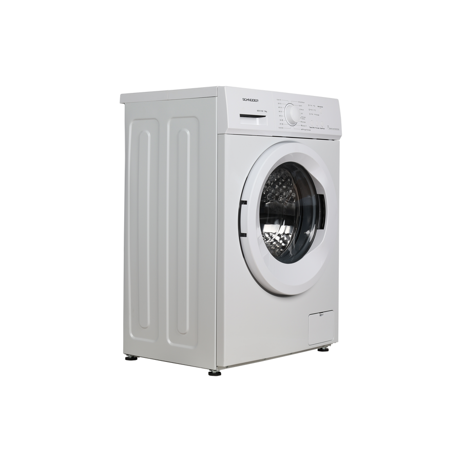 Lave-Linge Hublot 7 kg Reconditionné SCHNEIDER SCFL712E : vue du côté gauche