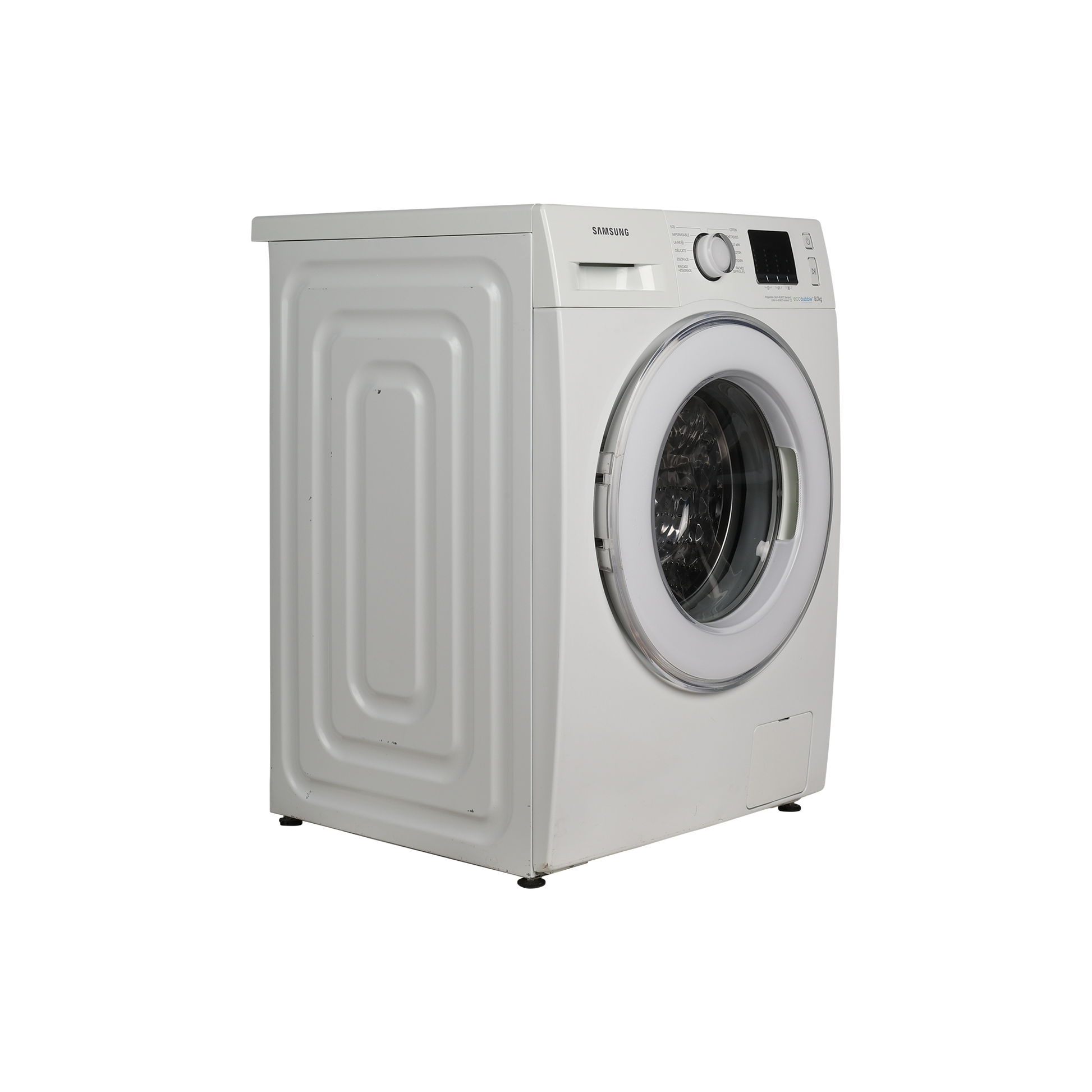 Lave-Linge Hublot 8 kg Reconditionné SAMSUNG WF80F5EDW4W : vue du côté droit