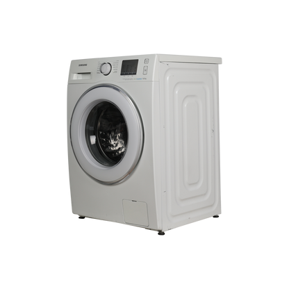 Lave-Linge Hublot 8 kg Reconditionné SAMSUNG WF80F5EDW4W : vue du côté gauche