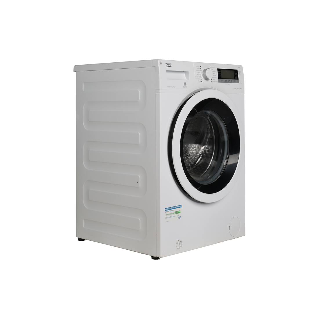 Lave-Linge Hublot 10 kg Reconditionné BEKO WMY10140 : vue du côté droit
