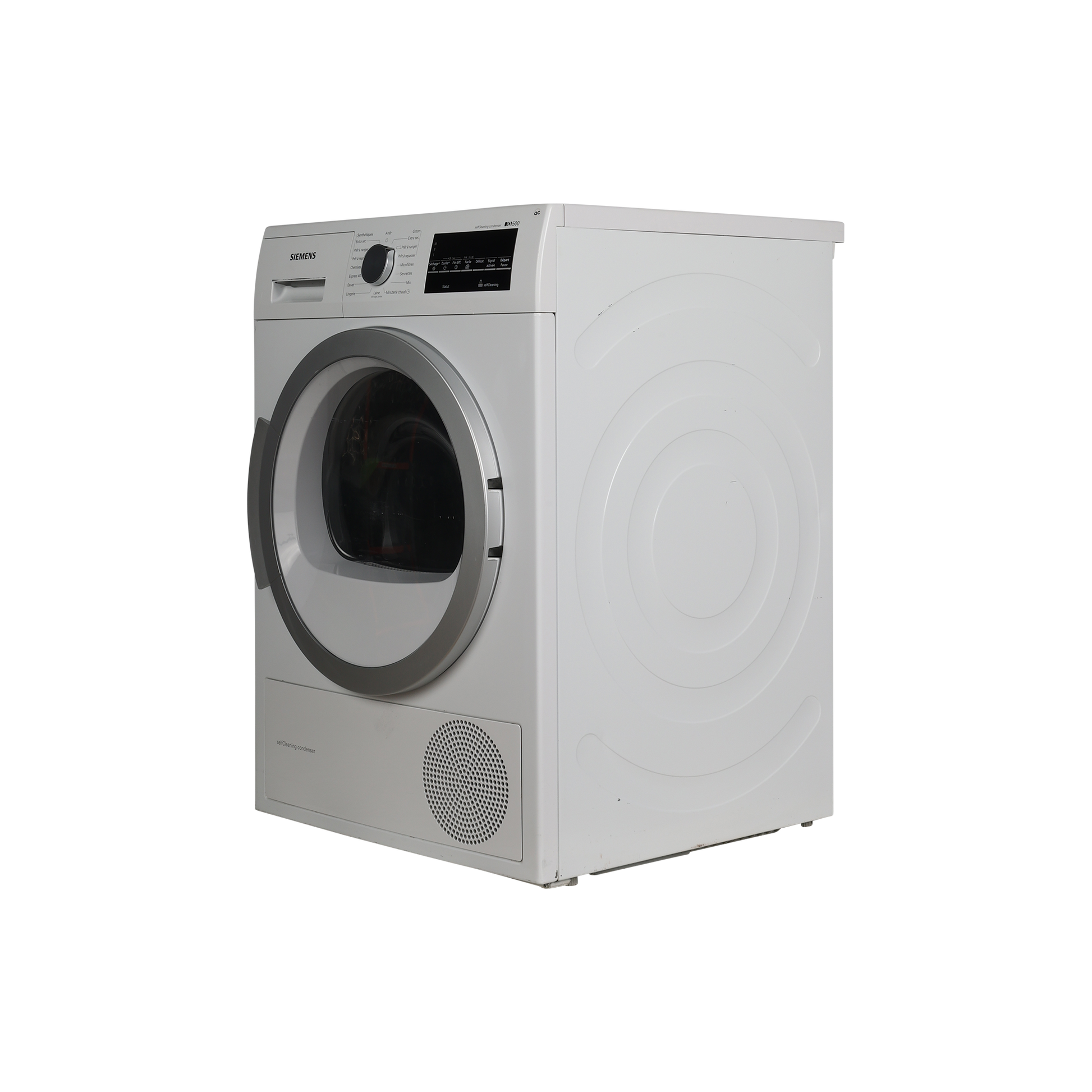 Seche-Linge Pompe À Chaleur 9 kg Reconditionné SIEMENS WT47W490FF : vue du côté gauche