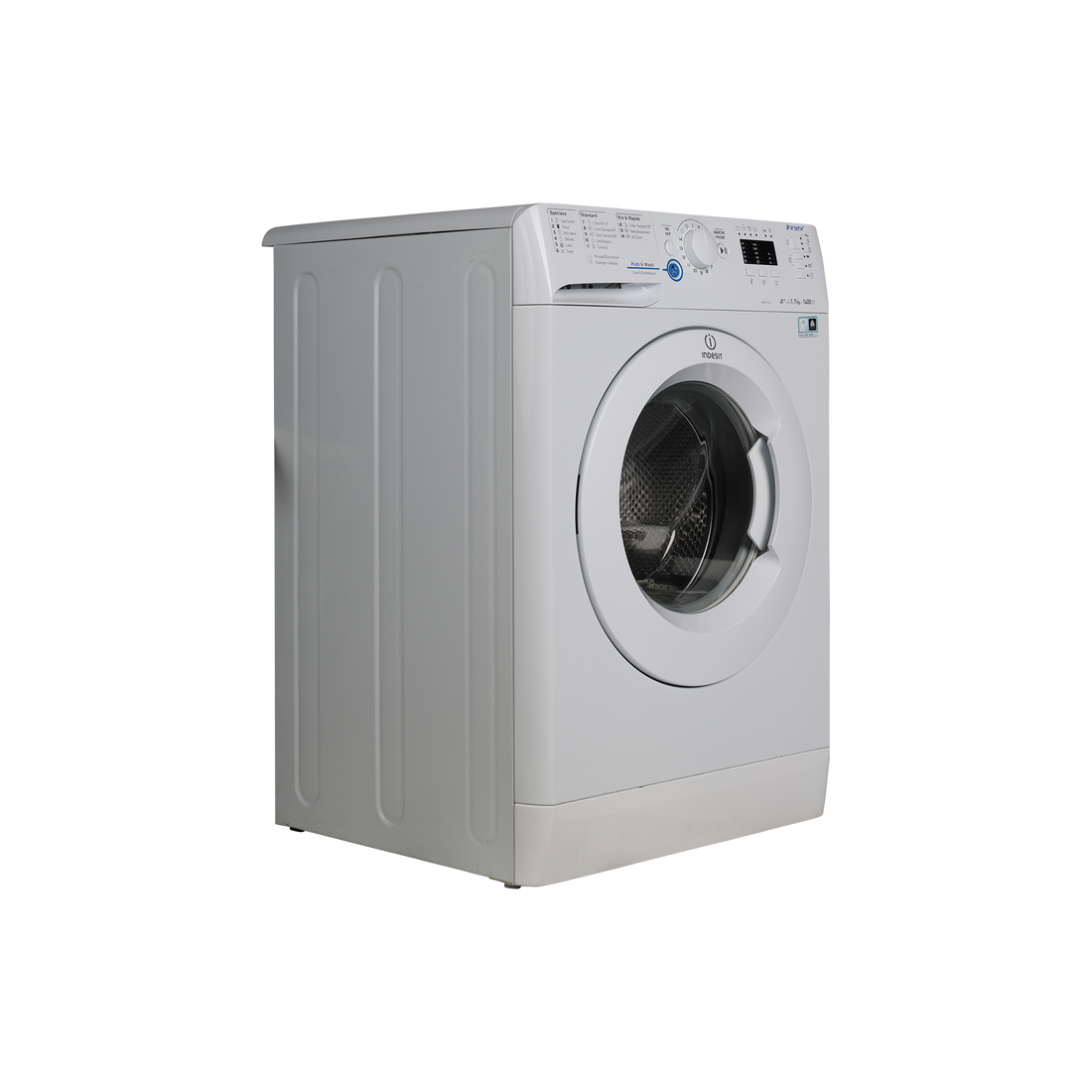 Lave-Linge Hublot 7 kg Reconditionné INDESIT XWA 71452 W FR : vue du côté droit