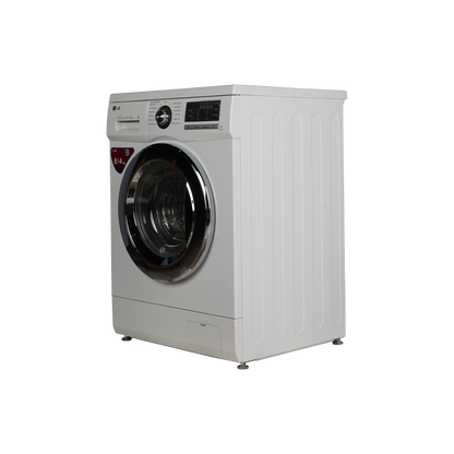 Lave-Linge Sechant 8 kg Reconditionné LG F84400WHR : vue du côté gauche
