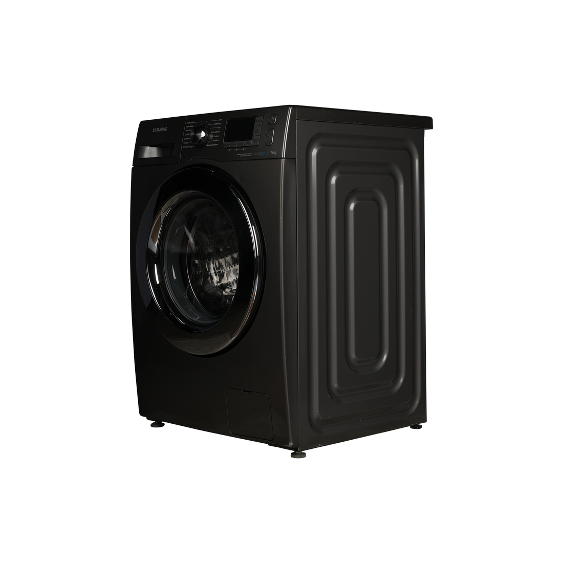 Lave-Linge Hublot 7 kg Reconditionné SAMSUNG WF70F5E5W4X : vue du côté gauche