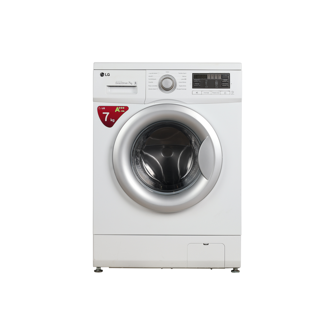 Lave-Linge Hublot 7 kg Reconditionné LG F74791WH : vue de face