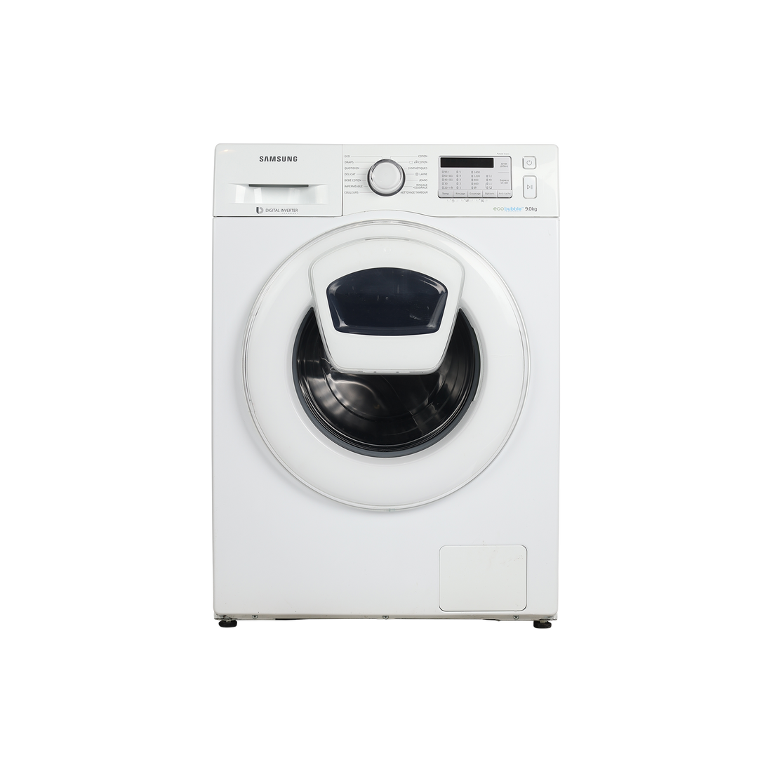 Lave-Linge Hublot 9 kg Reconditionné SAMSUNG WW90K5413WW : vue de face