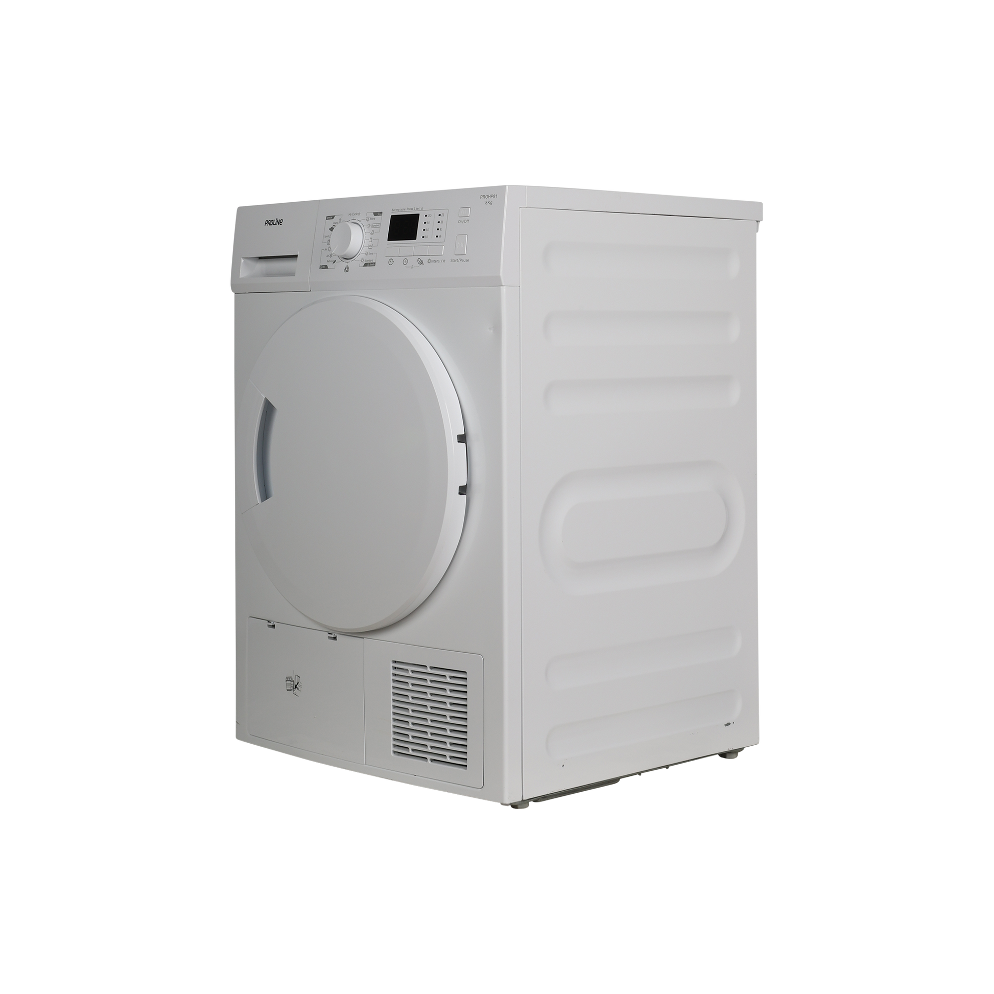 Seche-Linge Pompe À Chaleur 8 kg Reconditionné PROLINE PROHP81 : vue du côté gauche