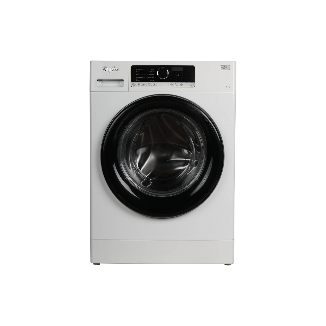 Lave-Linge Hublot 8 kg Reconditionné WHIRLPOOL ZEN8 : vue de face