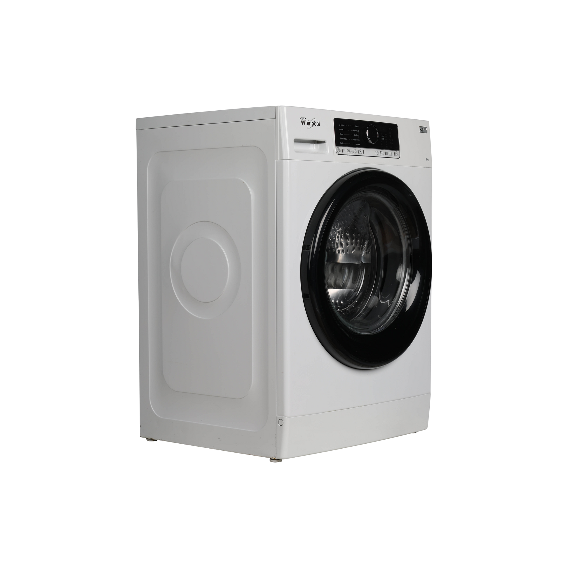 Lave-Linge Hublot 8 kg Reconditionné WHIRLPOOL ZEN8 : vue du côté droit
