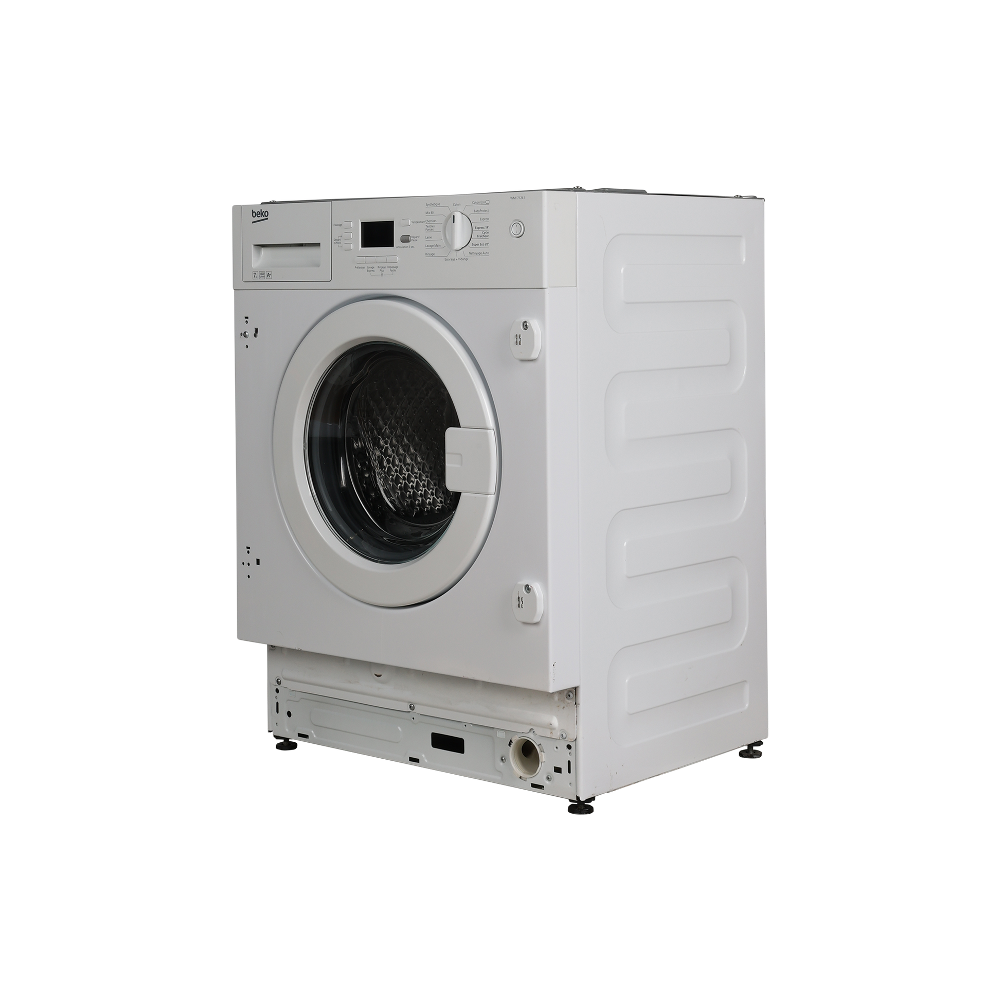 Lave-Linge Hublot 7 kg Reconditionné BEKO WMI71241 : vue du côté gauche