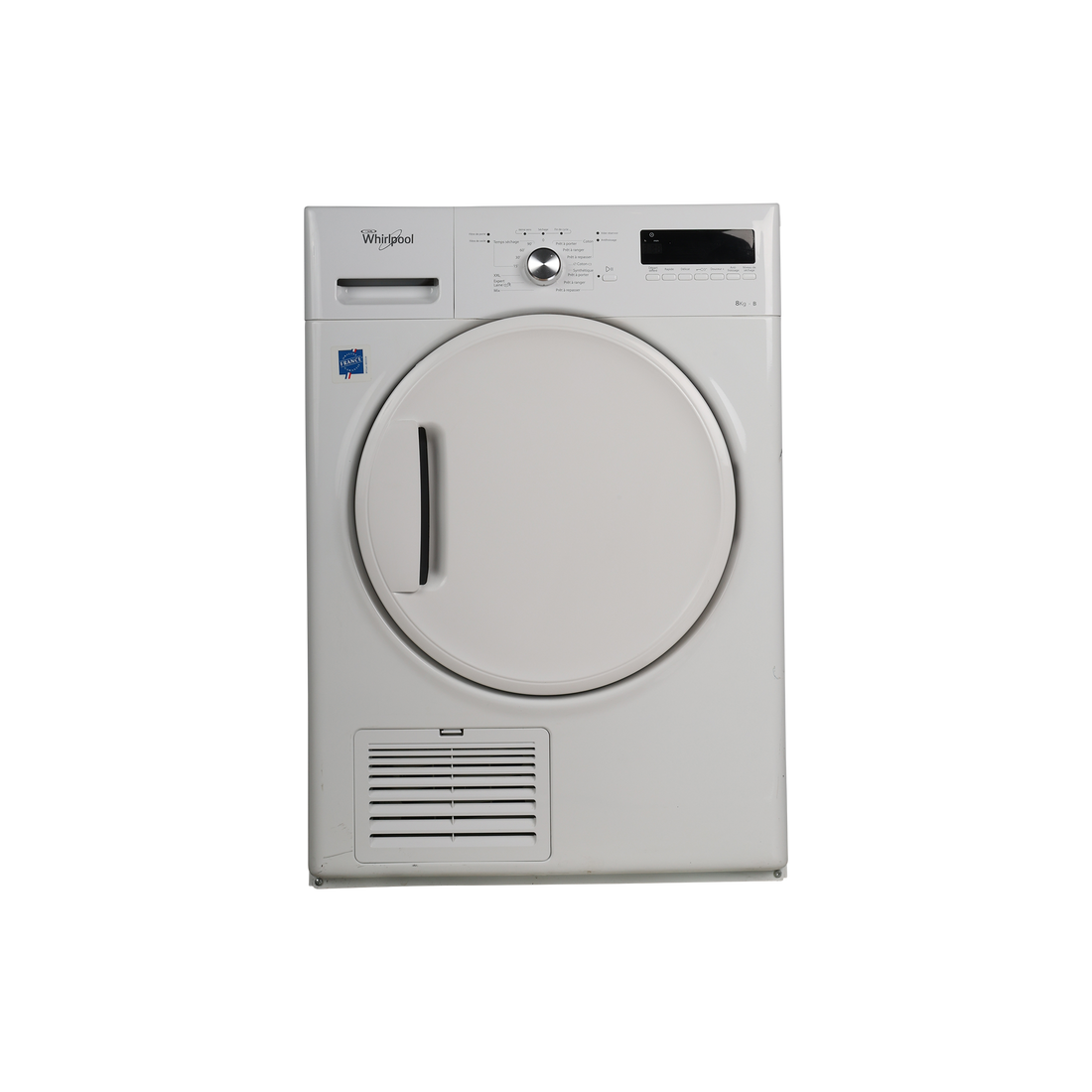Seche-Linge Condensation 8 kg Reconditionné WHIRLPOOL DDLX 80112 : vue de face