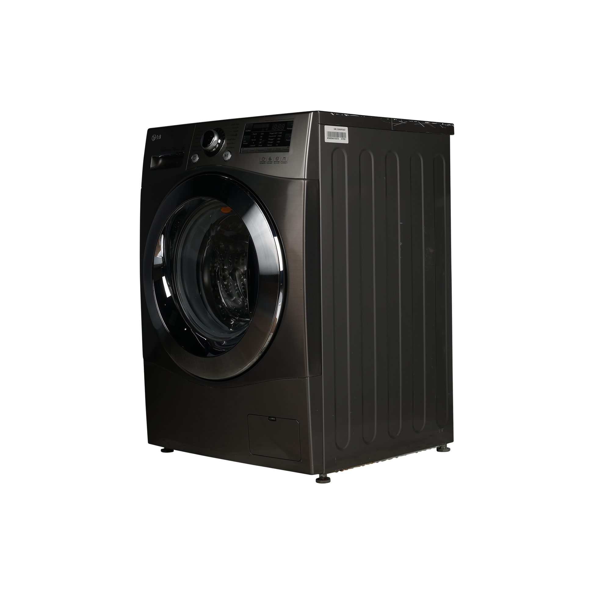 Lave-Linge Hublot 7 kg Reconditionné LG F74935ST : vue du côté gauche