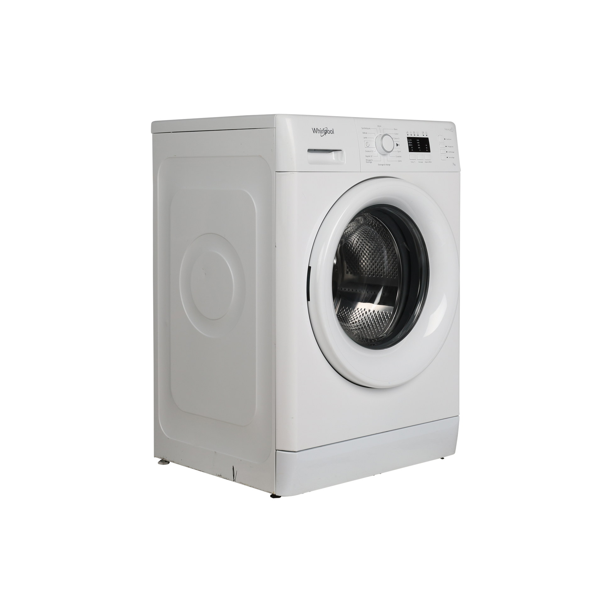 Lave-Linge Hublot 7 kg Reconditionné WHIRLPOOL FWL71452WFR : vue du côté droit