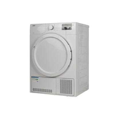 Seche-Linge Condensation 8 kg Reconditionné BEKO DDB8102PA1W : vue du côté gauche