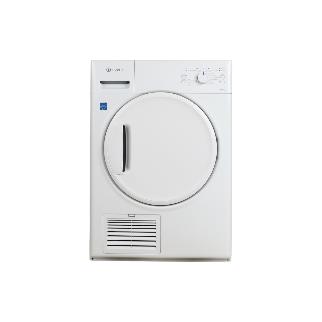Seche-Linge Condensation 8 kg Reconditionné INDESIT IND 80111 : vue de face